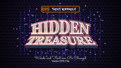 Hidden Treasure Editable Text Effect