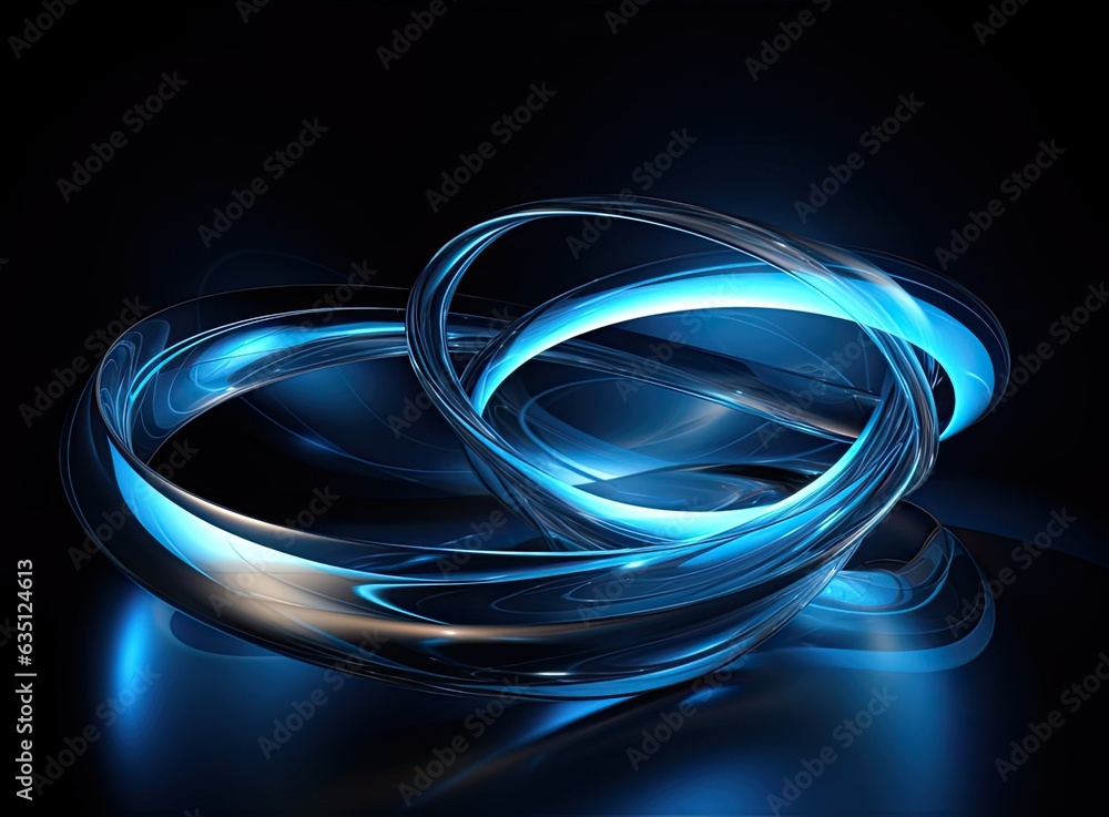 Poster beautiful colorful light effect of neon glow lights and flash. background with flying design element