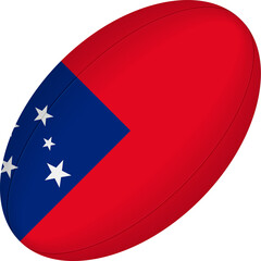 Samoa rugby ball.