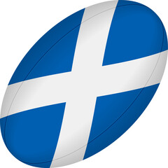 Obraz premium Scotland rugby ball.