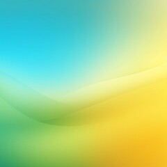 Abstract yellow, green and blue lines and waves, blue, green and yellow background, Abstract flow lines, AI