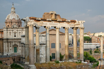 Fototapeta na wymiar Ruines du Forum Romain