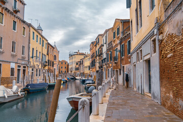 Fototapeta na wymiar Views of Venice in December, Veneto, Italy