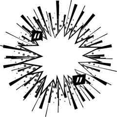 Obraz premium Pop art polka dots halftone speech bubble balloon with quotation marks icon sticker memo keyword planner text box banner, flat png transparent element design