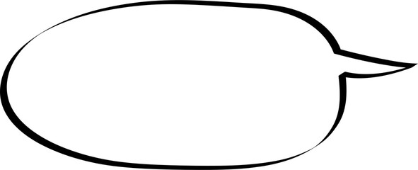 Black and white speech bubble balloon icon sticker memo keyword planner text box banner, flat png transparent element design