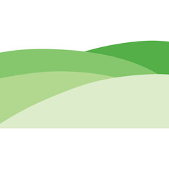 Green grass on the ground isolated on transparent background 