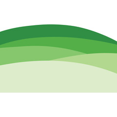 Obraz premium Green grass on the ground isolated on transparent background 