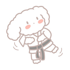 Martial arts cutie