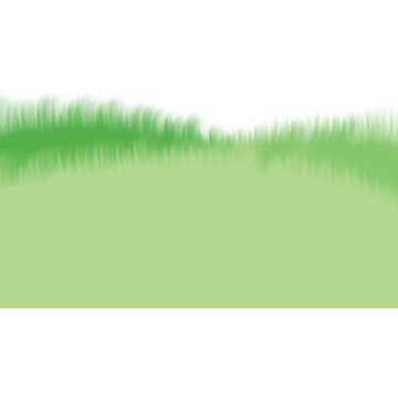 Green grass on the ground isolated on transparent background 