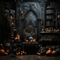 Halloween backdrop gothic photography