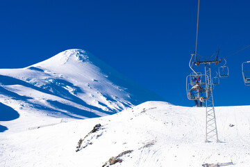 Winter beauty in photographs of snowy landscapes, where the purity of the snow merges with the...