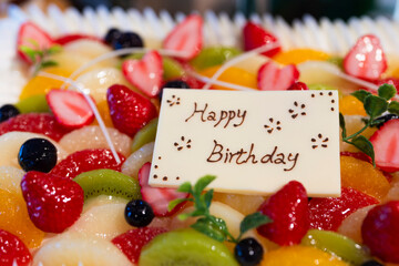 Fototapeta premium 誕生日ケーキ