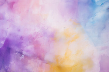 Multi-Colored Watercolor Washes on a Serene Background