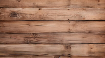 old brown rustic light bright wooden texture - wood background panorama banner, Ai Generative