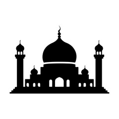 mosque silhouette
