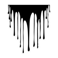 dripping border illustration