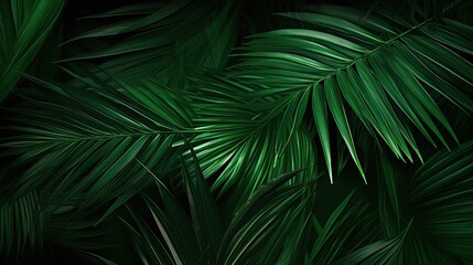 Closeup of Green Leaves background