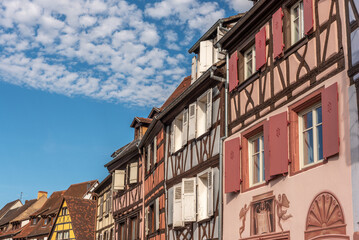 Fototapeta premium Half-timbered Alsatian house in Little Venice.