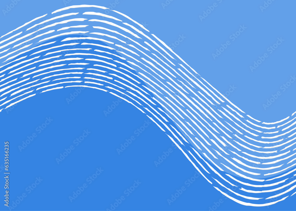 Poster minimalist background with curved sketchy lines pattern
