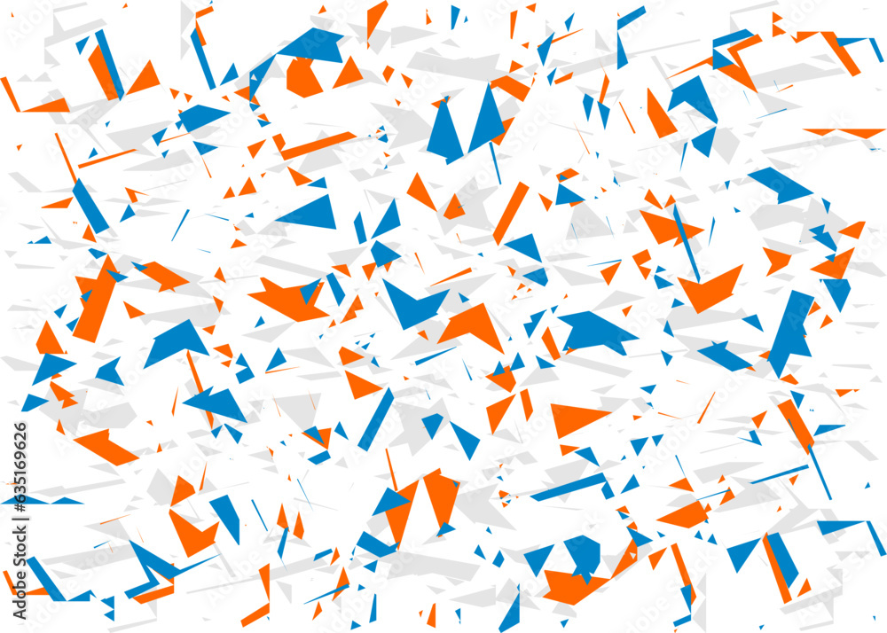Poster abstract background with seamless colorful broken glass pattern