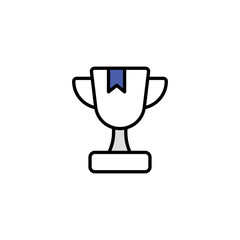 Campions icon design with white background stock illustration