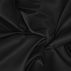 Black cloth fabric texture