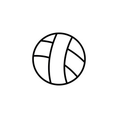 Volley Ball icon design with white background stock illustration