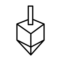 Dreidel icon design