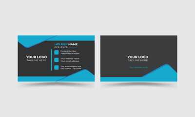 Corporate Business card design for personal identity