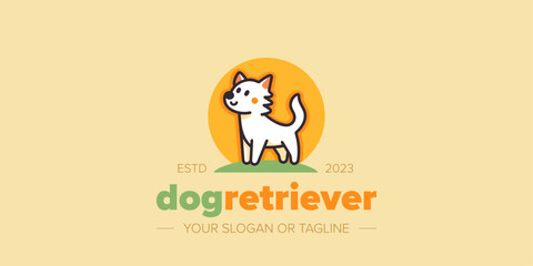 Charming Labrador Retriever: Vector Designs for Pet Shop, Pet House, and Pet Clinic Brands