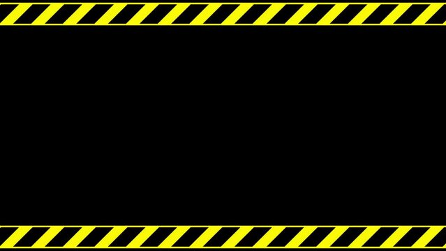 text stop here caution warning, video  animation, animation text, animation clip