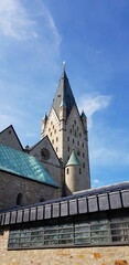 Obraz premium Paderborn Cathedral in august 2023
