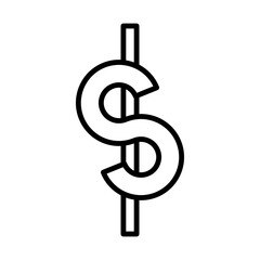 Dollar sign icon design