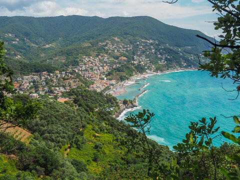 Moneglia / Ligurien - Blick vom Wanderweg