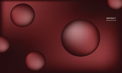 Abstract geometric background with dark red color, Liquid color. Fluid shapes composition. Modern background design.