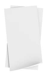 3D notepad. Sticky note. 3D illustration.