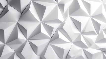 Obraz premium Abstract modern triangle pattern cube stack wall background. Generative Ai