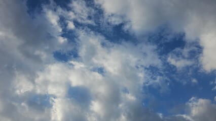 blue sky with clouds