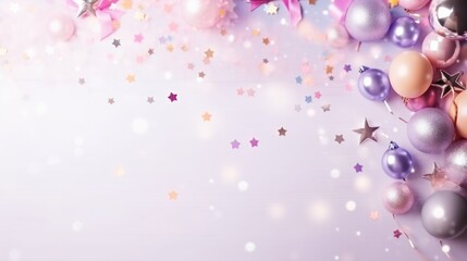 Birthday party holiday background