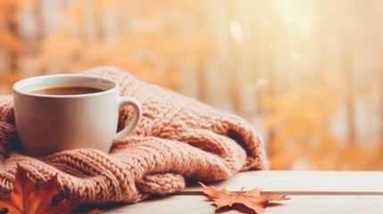 Cozy autumn background