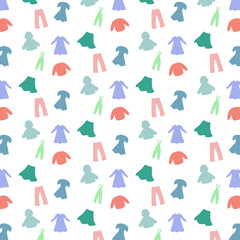 
Background with clothes for decoration and design.