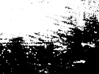 Rustic splash vector texture. Abstract background. Weathered surface and shape. Dirty and damaged backdrop. Vector graphic illustration with transparent white. EPS10.