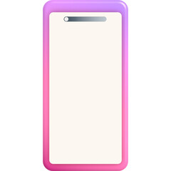 mobile phone screen colorful frame