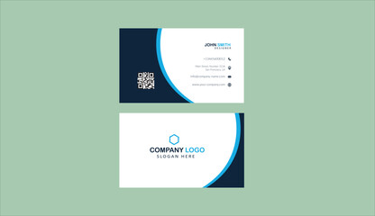 Business card template design visiting card