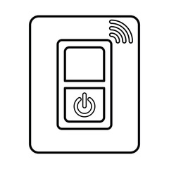 Smart Switch Icon In Outline Style