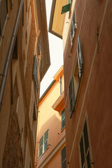 Rues étroites de Gênes, Italie.