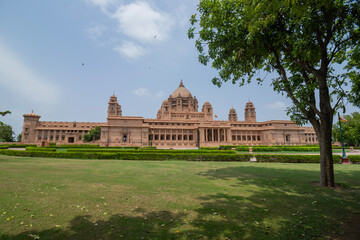 Fototapeta premium Umaid bhawan palace in Jodhpur, Rajasthan 