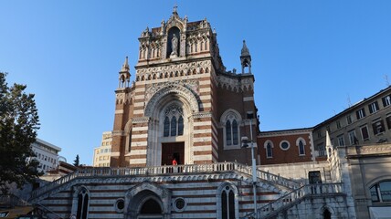 Fototapeta na wymiar photo Church of Our Lady of Lourdes, Crkva Gospe Lurdske Rijeka Croatia europe