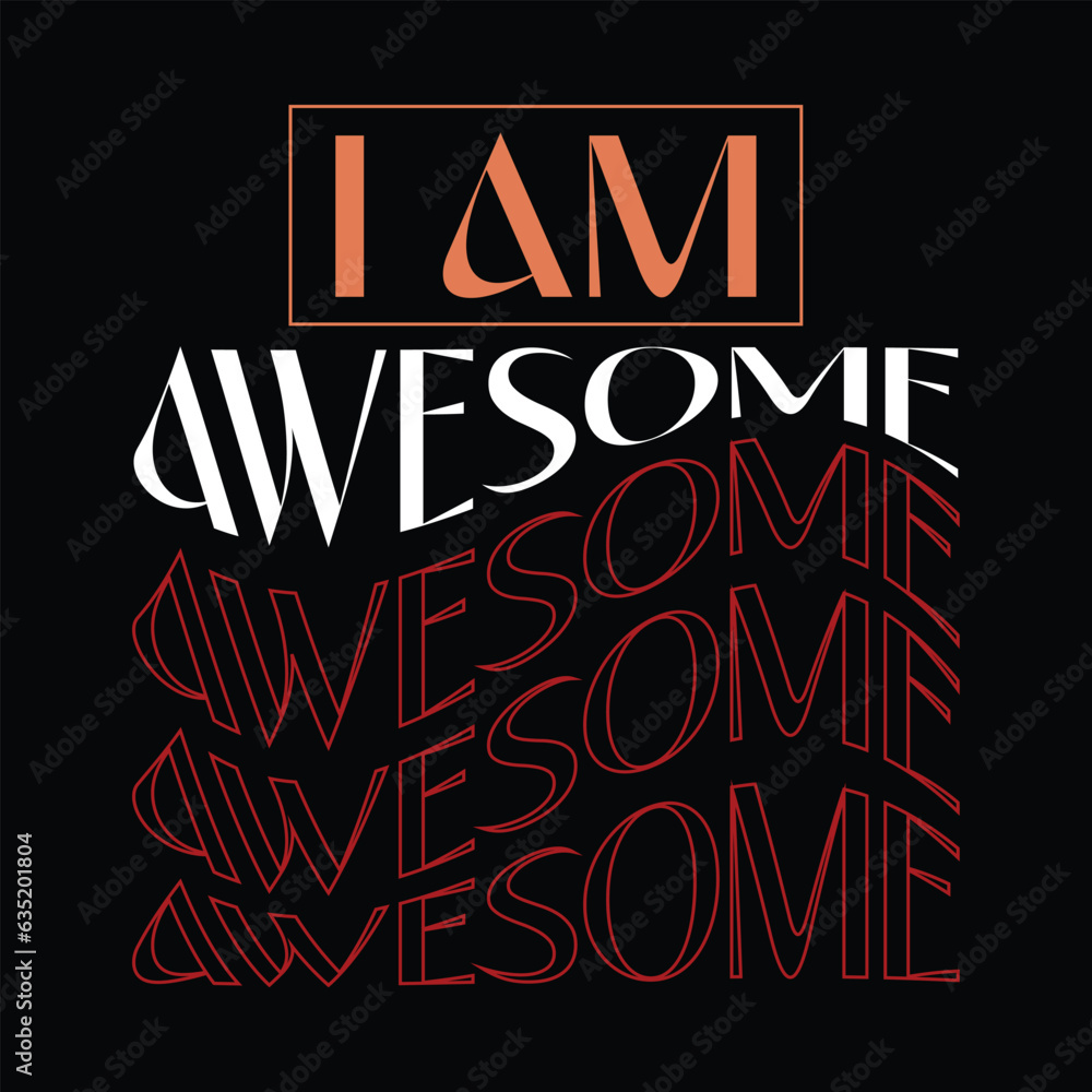 Fototapete minimal vector typography design for tees, tshirt. unique minimalist designs for tshirt.