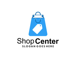 Online Shop Logo designs Template. Illustration vector graphic of  pointer arrow and shop bag combination logo design concept. Perfect for Ecommerce,sale, discount or store web element. Company emblem